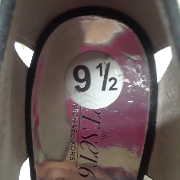 Michael Kors Jet Set 6 Wedge Sandals 9.5 - Picture 8 of 8